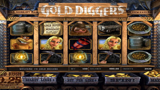 Игровой слот Gold Diggers