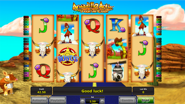 Игровой автомат Armadillo Artie