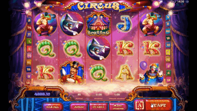 Популярный автомат Circus