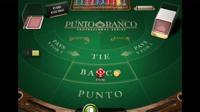 Онлайн слот Punto Banco Professional Series
