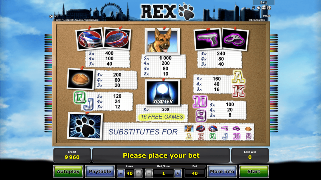Онлайн слот Rex