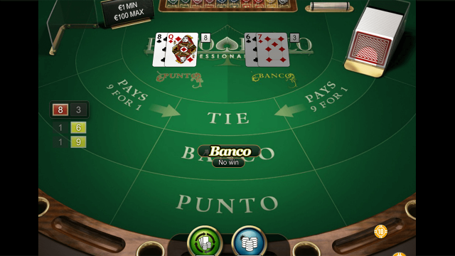 Игровой слот Punto Banco Professional Series