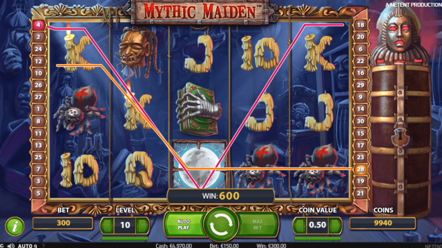 Популярный слот Mythic Maiden