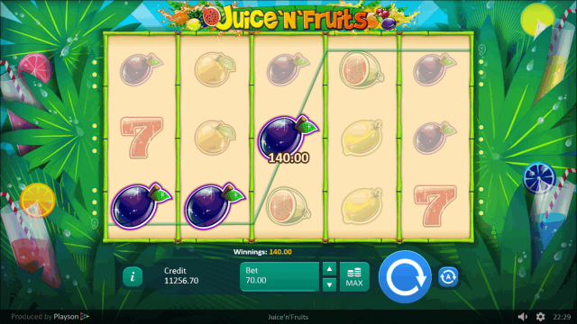 Популярный автомат Juice 'N' Fruits