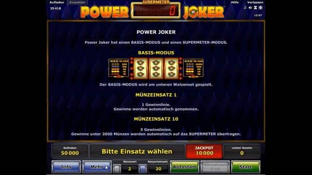 Игровой аппарат Power Joker