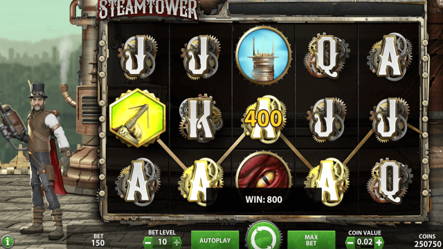 Онлайн слот Steam Tower