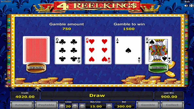 Игровой аппарат 4 Reel Kings